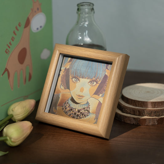 Anime Female Color Engraving