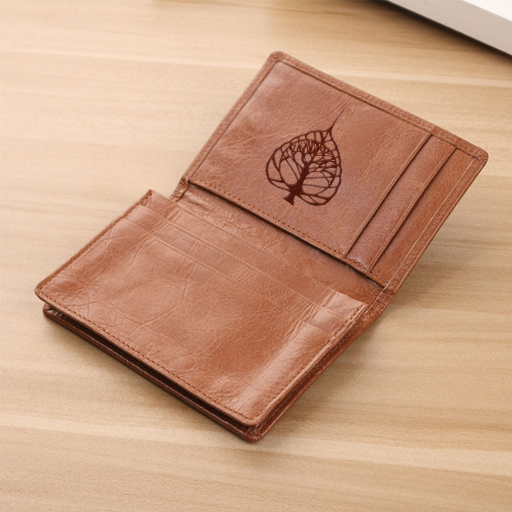Engraved Leather Wallet 11