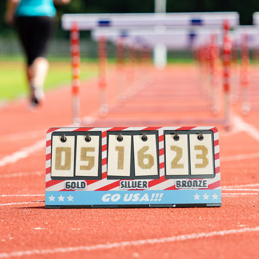 USA gold medal record board