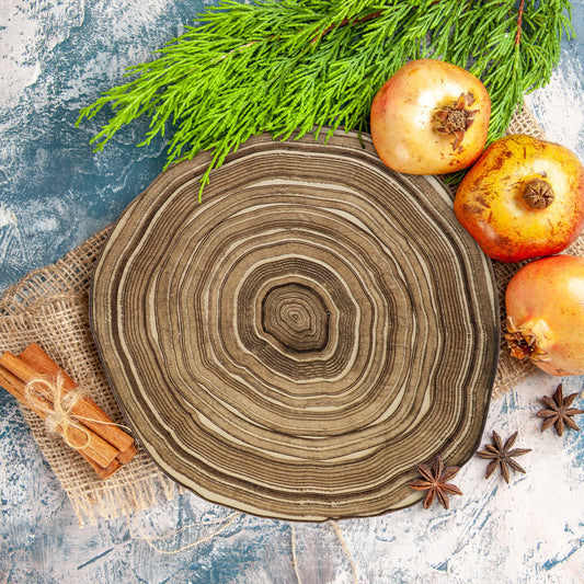 Tree Trunk Growth Rings Wall Art Decoration