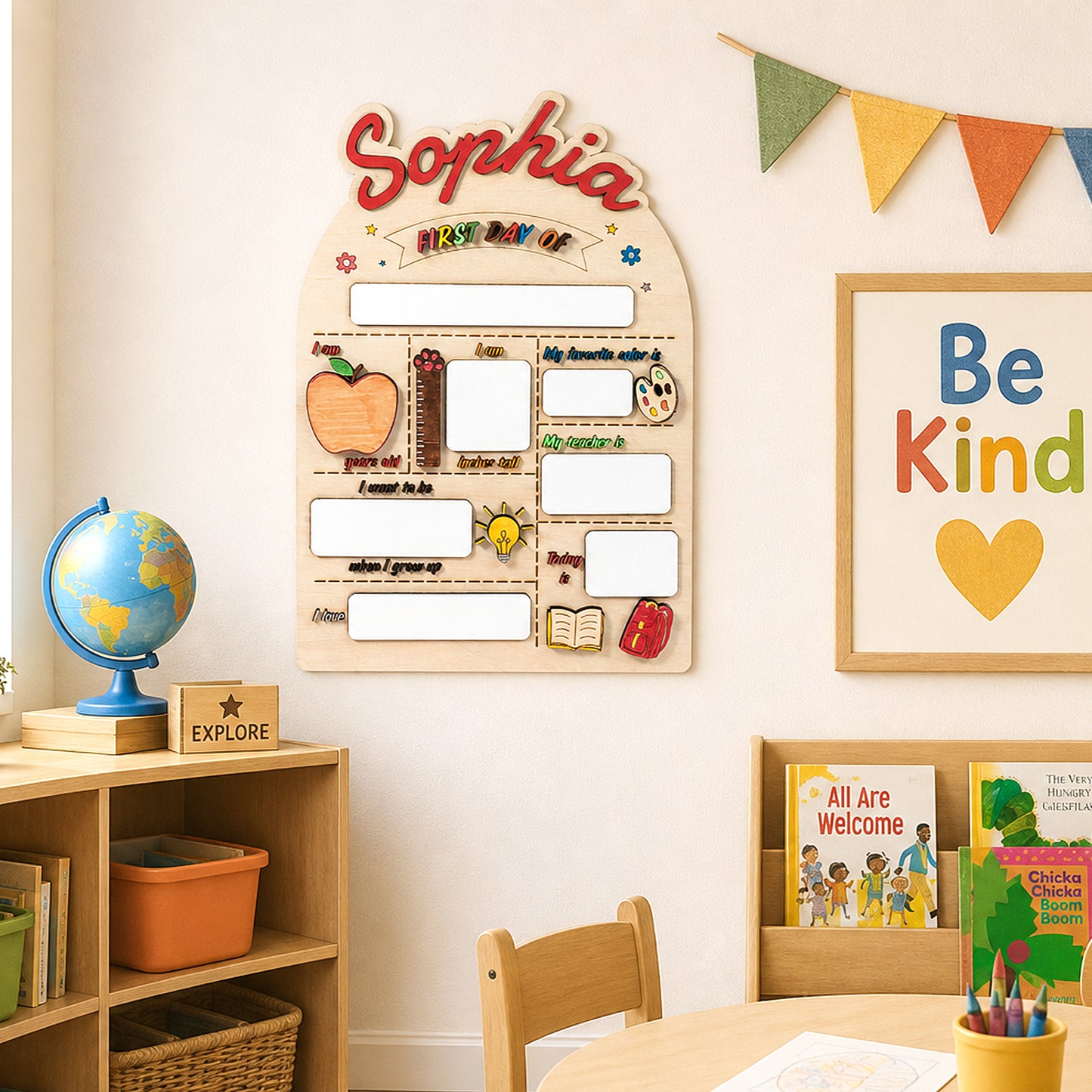 Back-to-School First Day of School Plaque