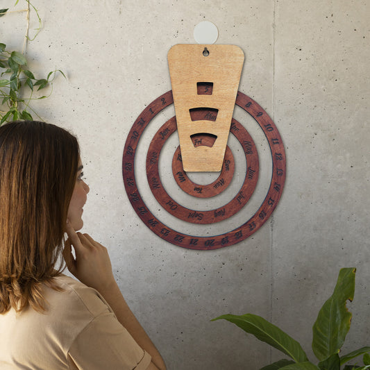 Wooden Perpetual Calendar
