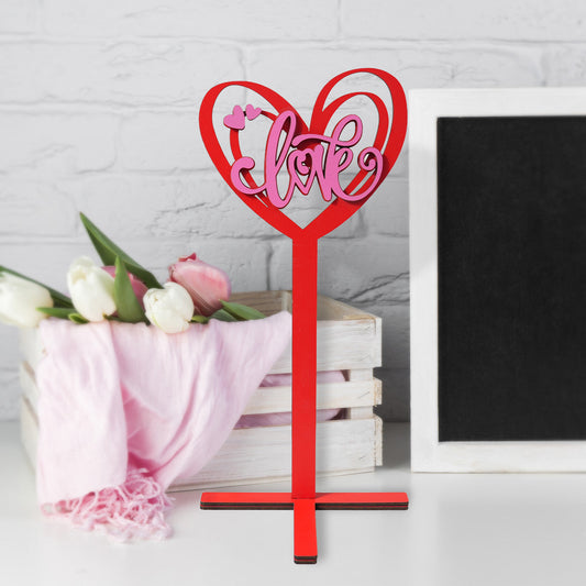 Romantic Heart Table Sign01
