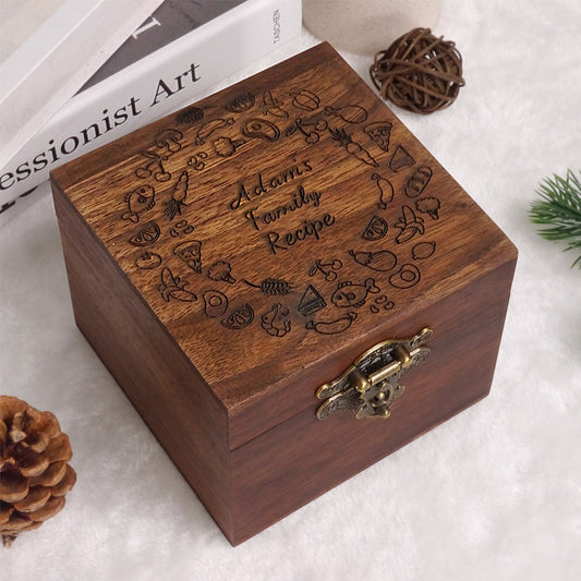 Engraved Family Recipe Box 01