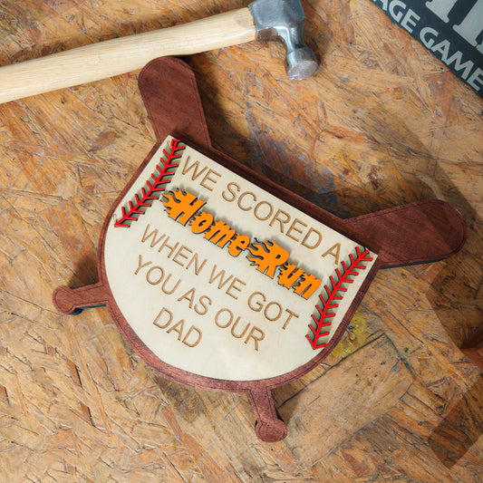 Father's Day Baseball Plaque