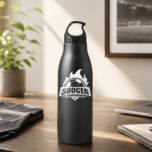 Soccer Championship Tumbler Engraving