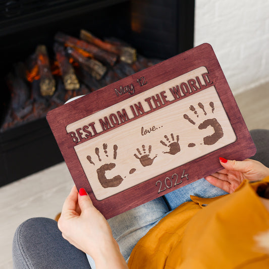 Mothers Day Handprint Wall Art