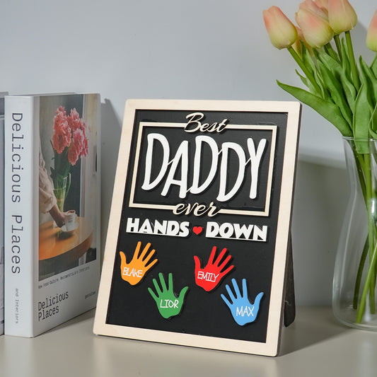 Fathers Day Handprint Photo Frame