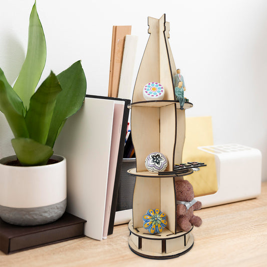 Coke Shape Storage Rack