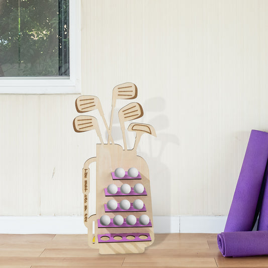 Golf ball rack holder