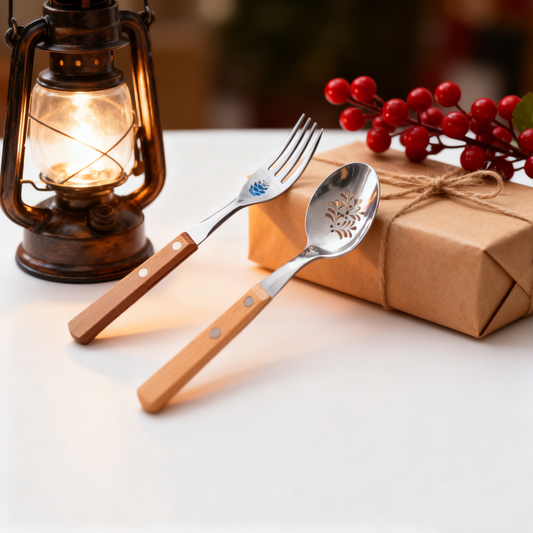 Stainless Steel Cutlery Color Engraving