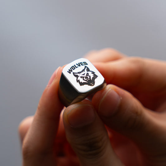 Stainless Steel Ring Deep Engraving