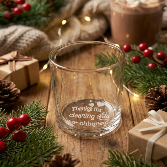 Santa Thank You Note Cup Engraving