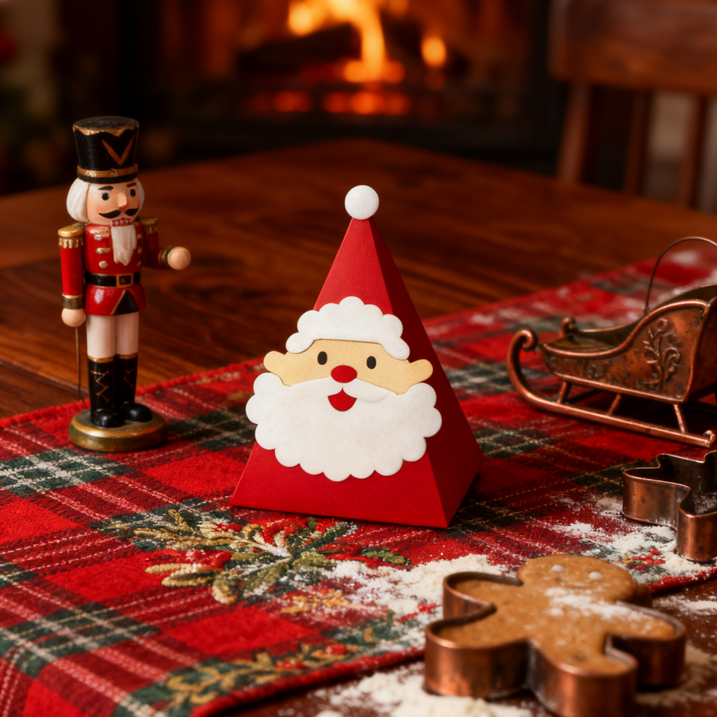 Santa Claus Small Paper Gift Box