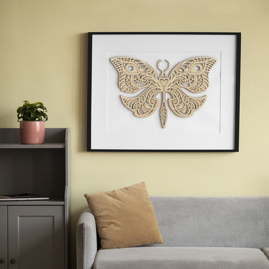 Butterfly Multi-layer Wall Decor