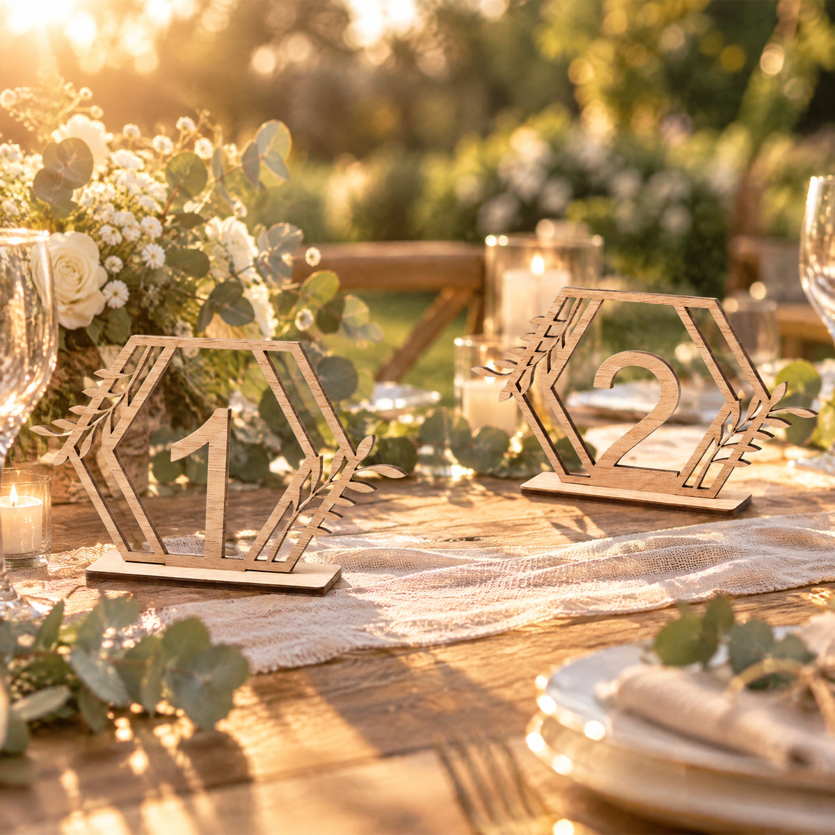 Wedding Table Number stand