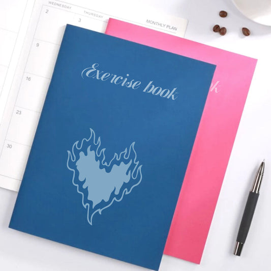 Paper Notebook Covers 06 - Flaming Heart