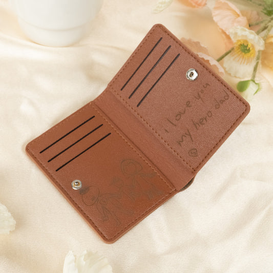 Father's Day Children's Illustration Wallet