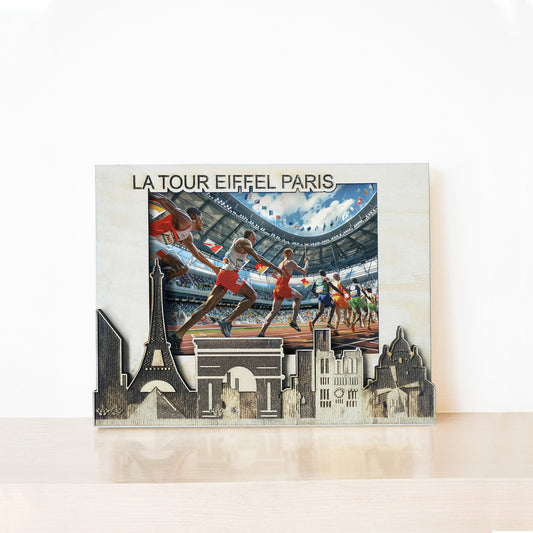 Paris Landmarks Photo Frame