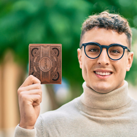 Leather Wallet Engraving Pattern