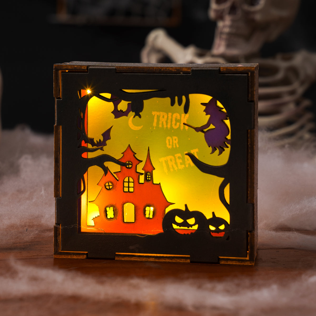 Halloween Wooden Lightbox