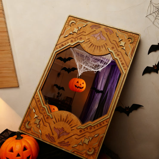 Halloween Tarot Card Magic Mirror