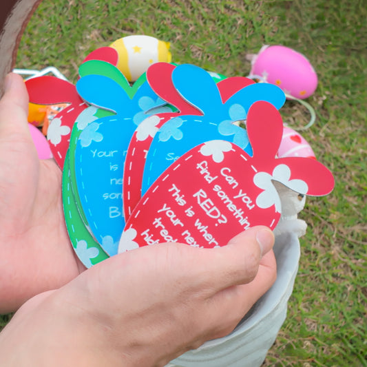 Easter ABS Acrylic Carrot Clue Sign