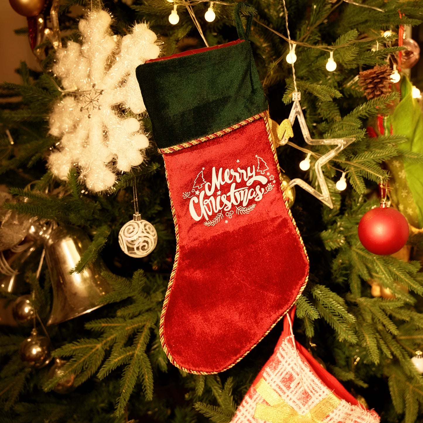 Christmas Stocking Vinyl Heat Transfer Ornament
