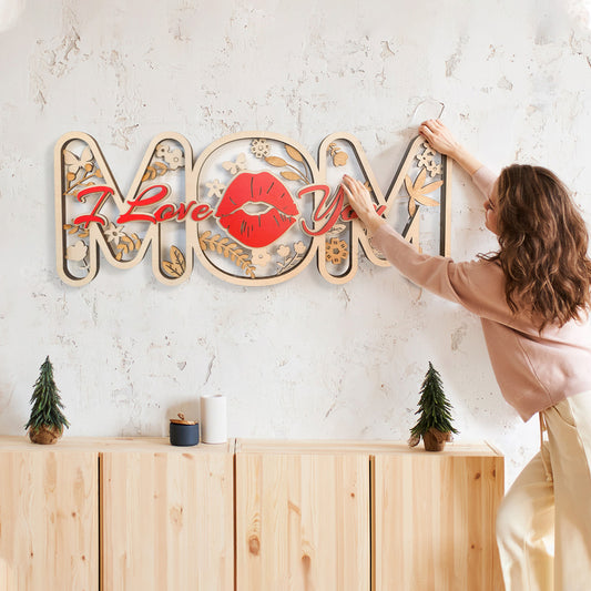 MOM Hanging Wall Art for Mothers Day