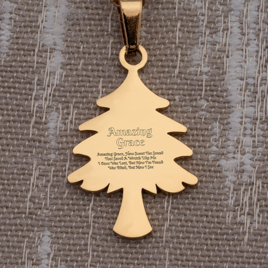 Amazing Grace pendant engraved