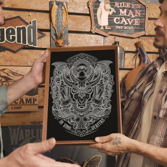 Acrylic engraving pattern