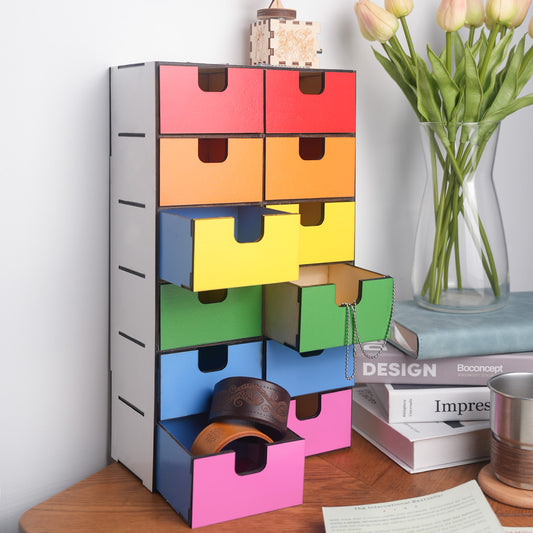 Rainbow Desktop Organizer