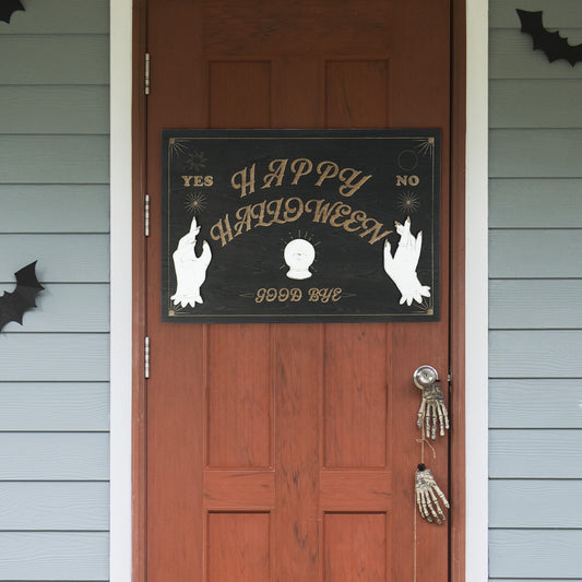 Halloween Ouija Board Welcome Sign