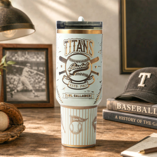 Baseball Engraved Tumbler