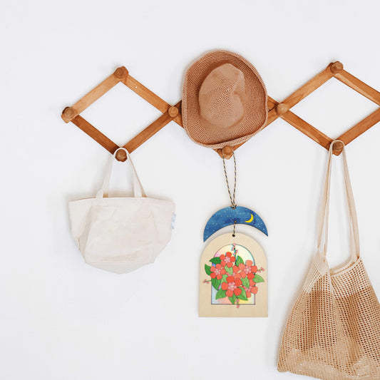 Flower bouquet hanging decoration