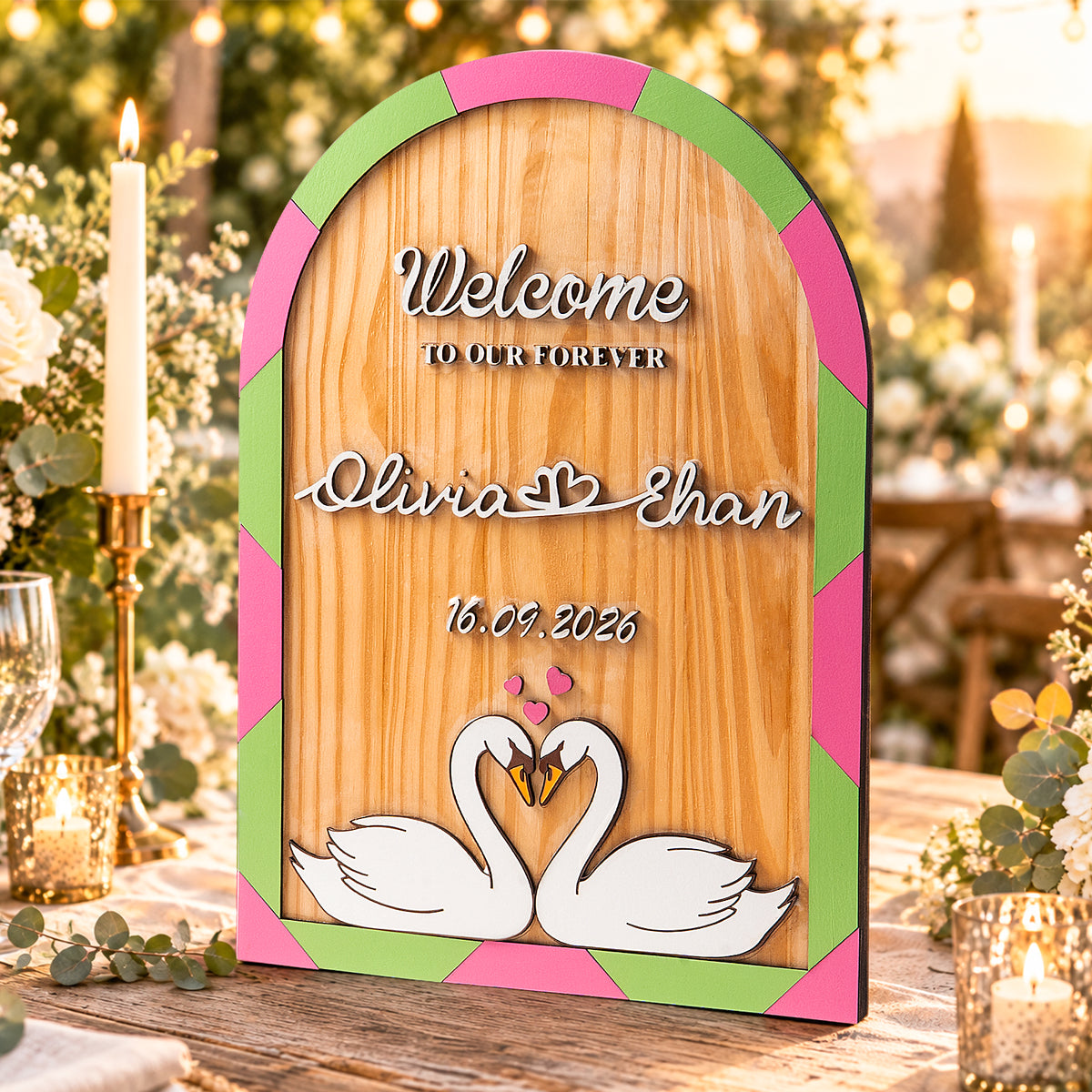 Wedding Reception Welcome Sign