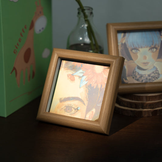 Partial Face Stainless Steel Color Engraving