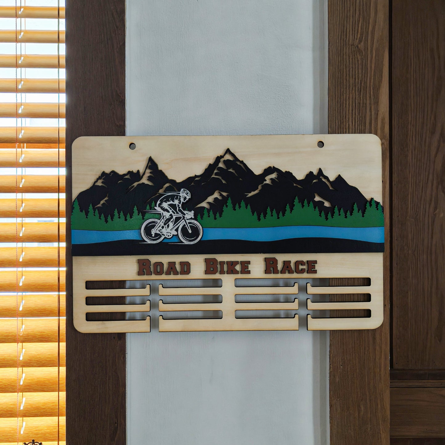 Bicycle Race Medal Holder