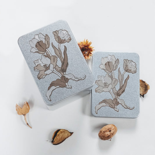 Tulip Metal Box Engraving