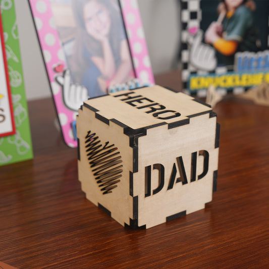 Fathers Day Wooden  Lamp