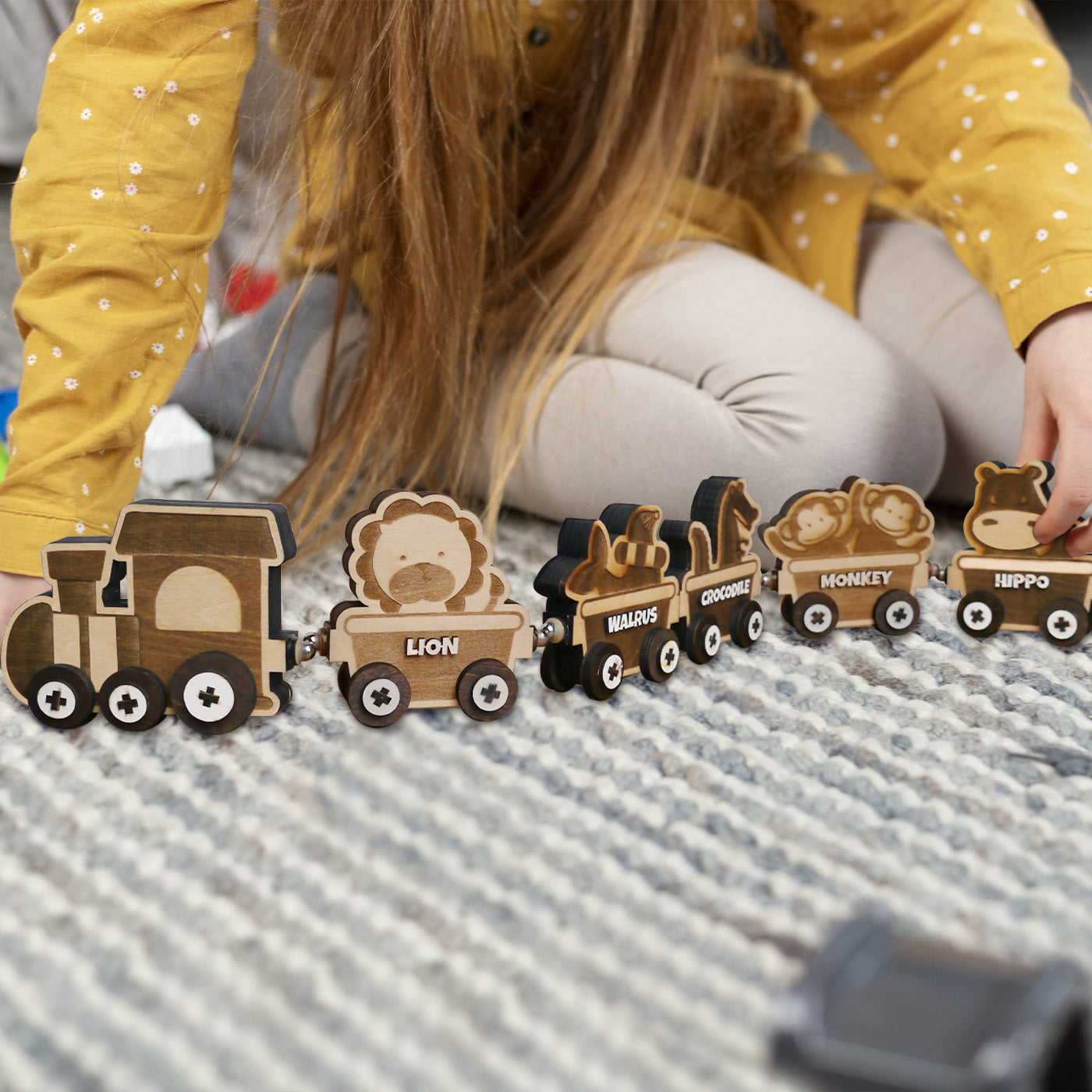 Animal Magnetic Train Toy