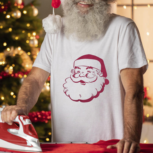 Santa Claus heat transfer pattern