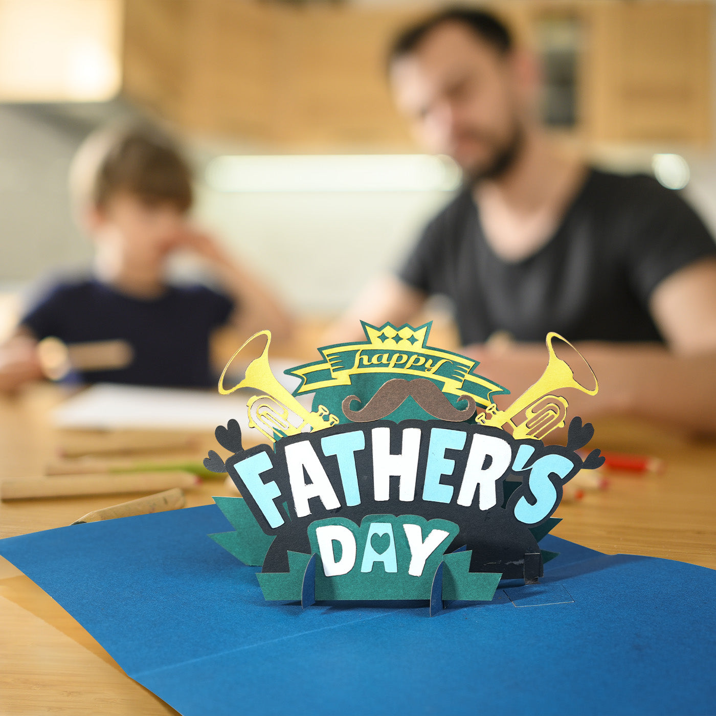 Fathers Day Pop-up Greeting Card