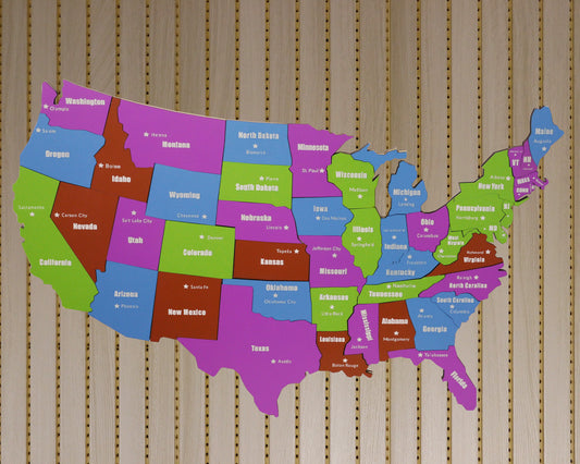 Continental USA Map Puzzle
