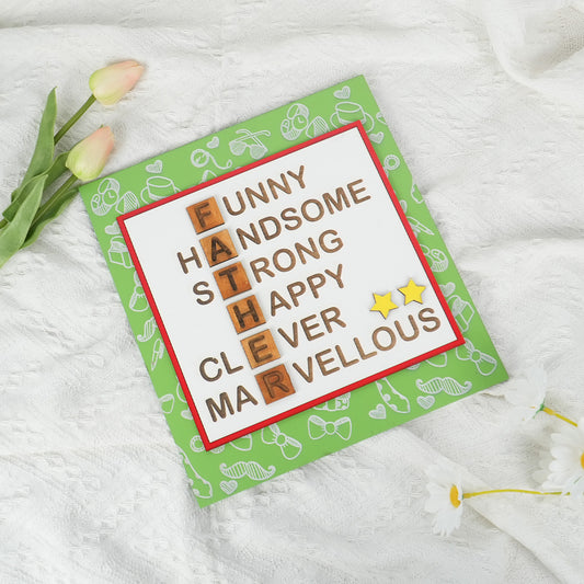 Fathers Day Scrabble Decor