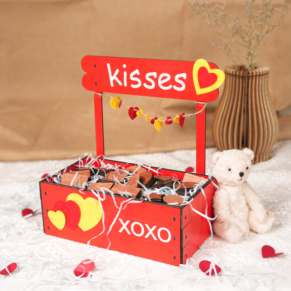 Valentine's Day Kissing Booth Candy Holder