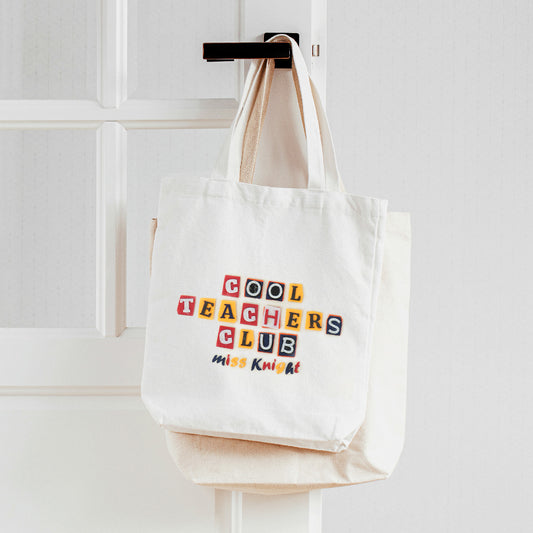 Cool Teachers Club Felt Letters