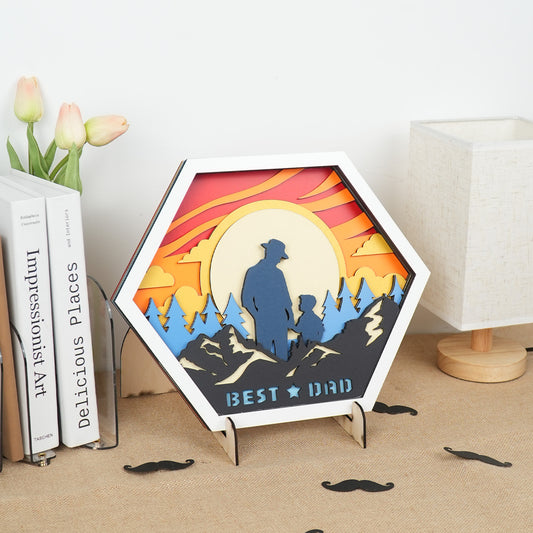 Fathers Day Multi-layered Paper Art