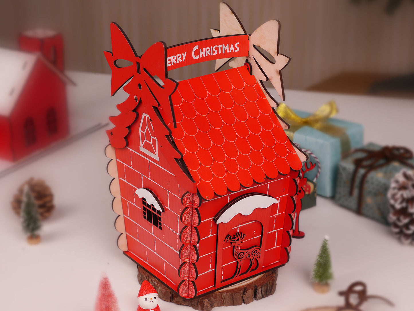 Miniature Christmas House