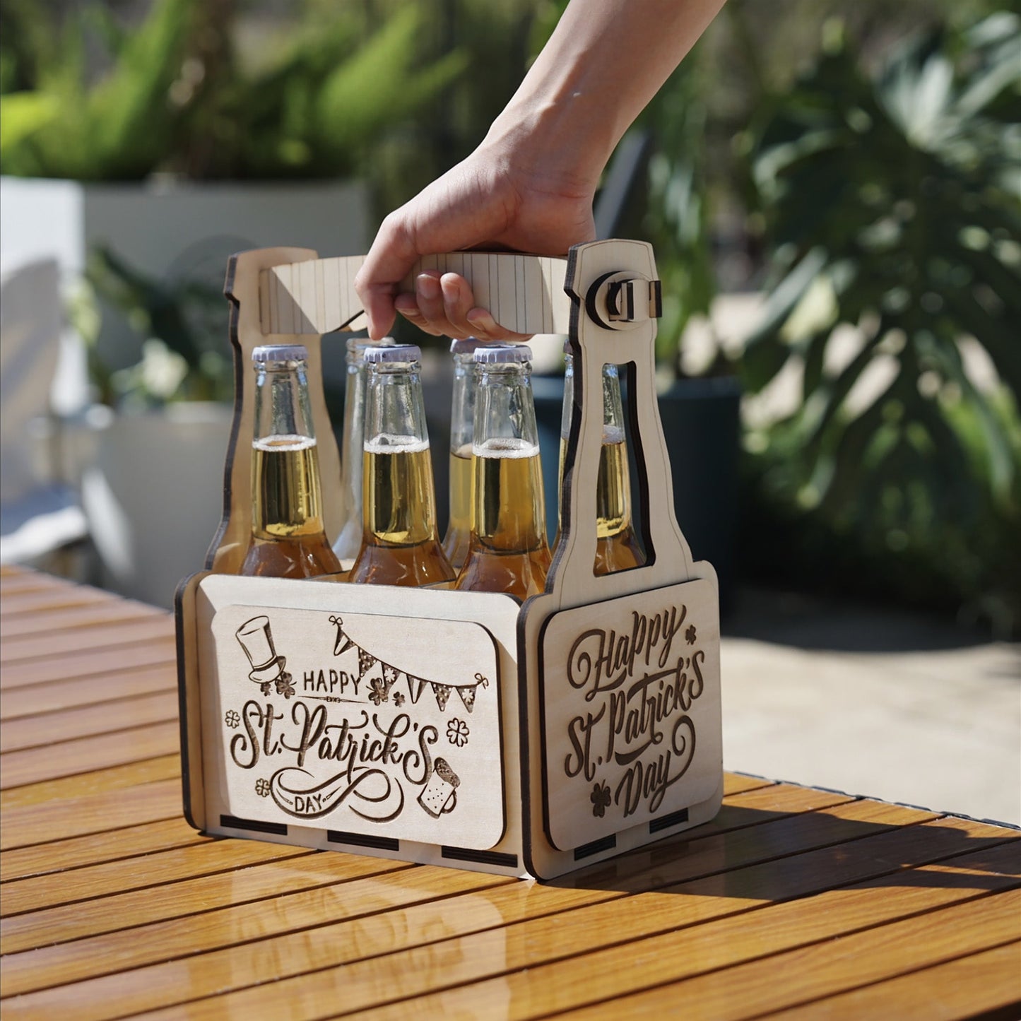 St Patricks Day 6-Pack Beer Carrier